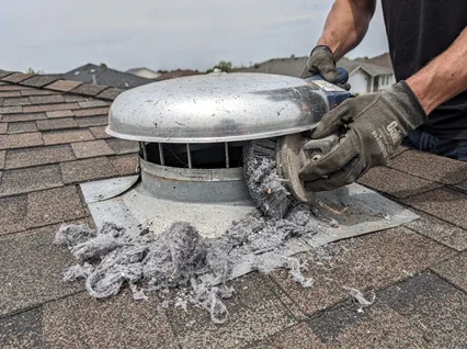 Cleaning Dryer Vent On Roof in South Windsor