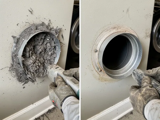 Professional clogged vent cleaning by South Windsor Dryer Vent Cleaning in South Windsor