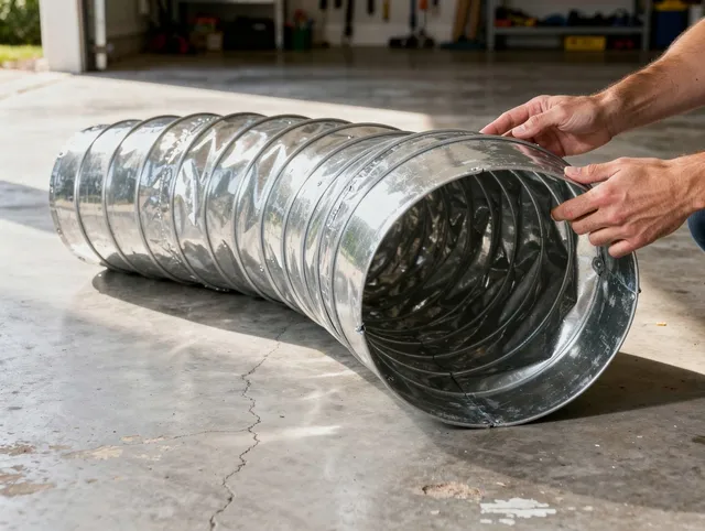 South Windsor Dryer Vent Cleaning specialist using advanced equipment for thorough duct cleaning in South Windsor