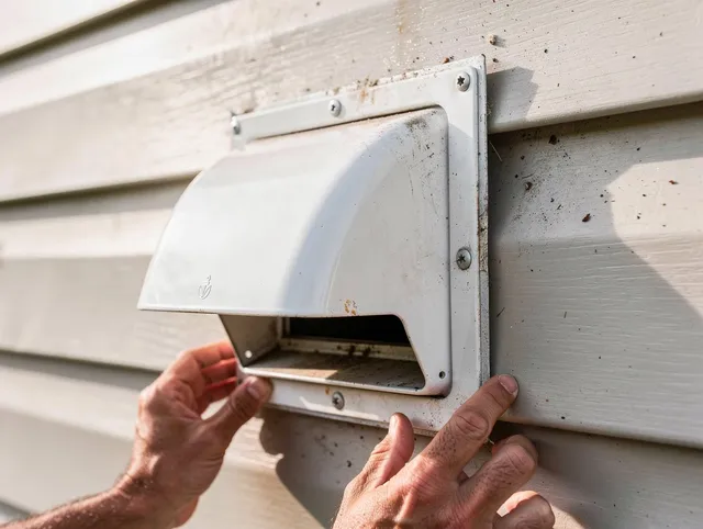 South Windsor Dryer Vent Cleaning technician delivering thorough residential dryer vent cleaning service in South Windsor